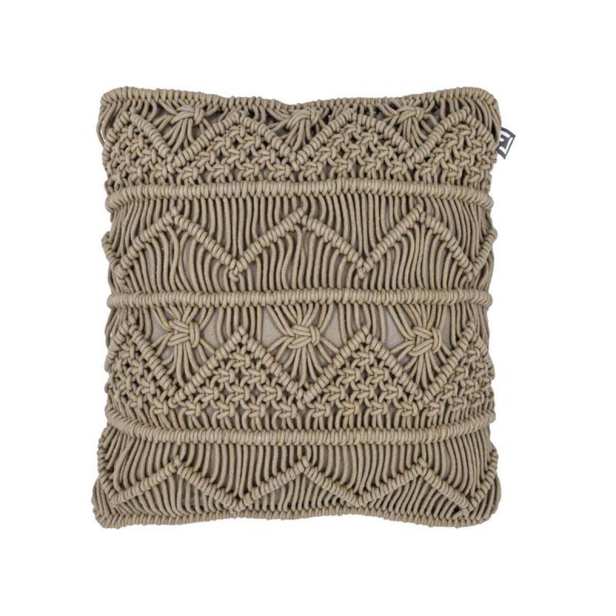 ΔΙΑΚΟΣΜΗΤΙΚΟ ΜΑΞΙΛΑΡΙ ΜΑΚΡΑΜΕ ΜΠΕΖ ΧΡΩΜΑ 40x40εκ