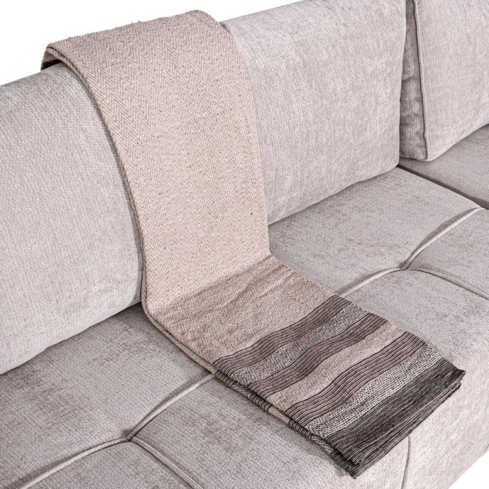 ΡΙΧΤΑΡΙ Fylliana "Orim" ΜΠΕΖ ΧΡΩΜΑ 170x270εκ