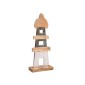 ΔΙΑΚΟΣΜΗΤΙΚΟ ΑΛΟΥΜΙΝΙΟΥ Fylliana Light house 2390 ΜΕ ΞΥΛΙΝΗ ΒΑΣH ΑΣΗΜΙ ΧΡΩΜΑ 18x7x45εκ