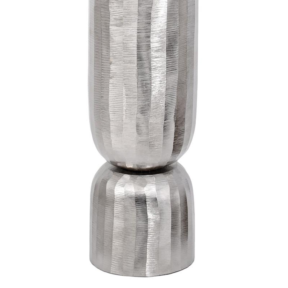 ΜΕΤΑΛΛΙΚΟ ΒΑΖΟ Fylliana FL14759 ΝΙΚΕΛ ΧΡΩΜΑ 11x44εκ