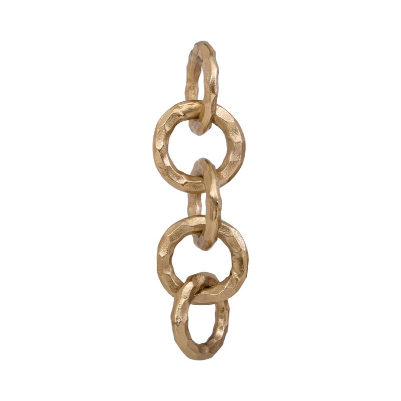 ΜΕΤΑΛΛΙΚΟ ΔΙΑΚΟΣΜΗΤΙΚΟ Fylliana Chain ΧΡΥΣΟ ΧΡΩΜΑ 10x10x34εκ