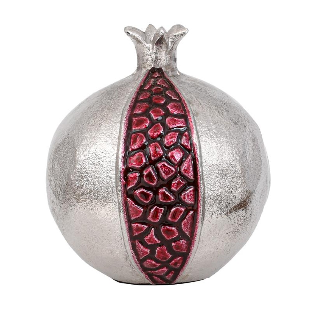 ΜΕΤΑΛΛΙΚΟ ΔΙΑΚΟΣΜΗΤΙΚΟ Fylliana Pomegranate ΝΙΚΕΛ-ΚΟΚΚΙΝΟ ΧΡΩΜΑ 13x16εκ