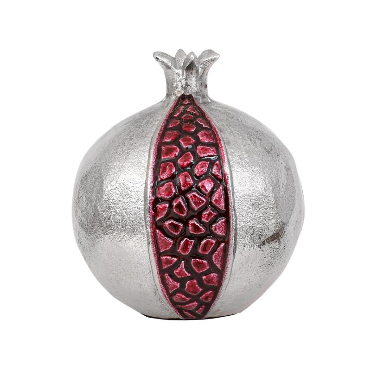 ΜΕΤΑΛΛΙΚΟ ΔΙΑΚΟΣΜΗΤΙΚΟ Fylliana Pomegranate ΝΙΚΕΛ-ΚΟΚΚΙΝΟ ΧΡΩΜΑ 12x13εκ