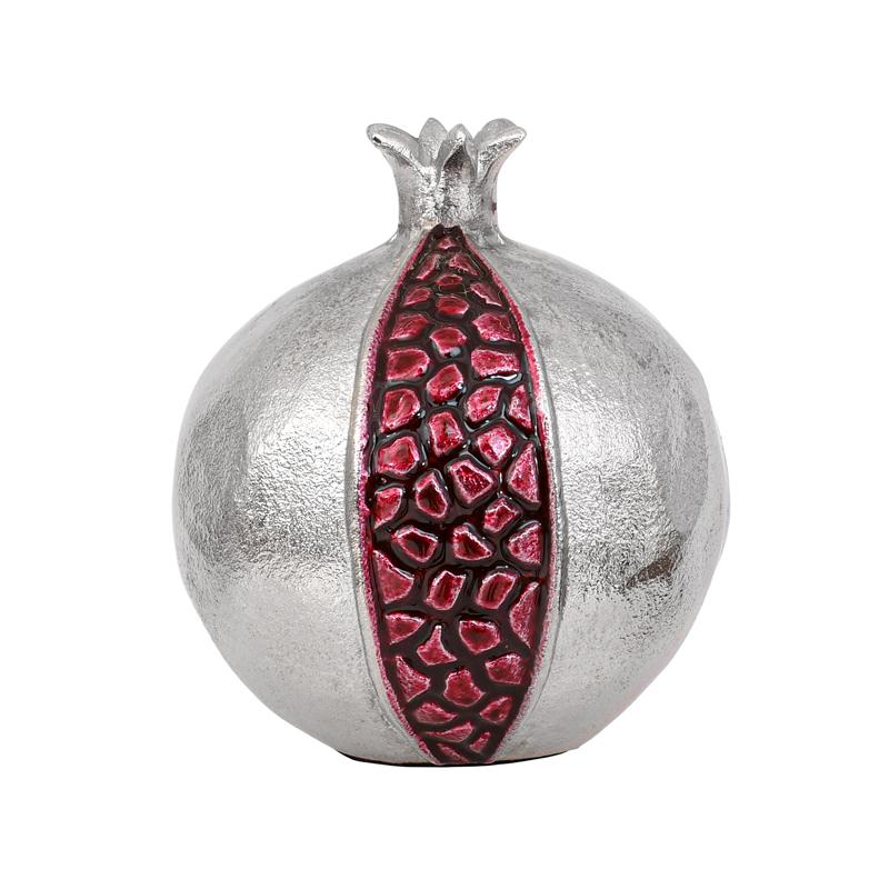 ΜΕΤΑΛΛΙΚΟ ΔΙΑΚΟΣΜΗΤΙΚΟ Fylliana Pomegranate ΝΙΚΕΛ-ΚΟΚΚΙΝΟ ΧΡΩΜΑ 12x13εκ