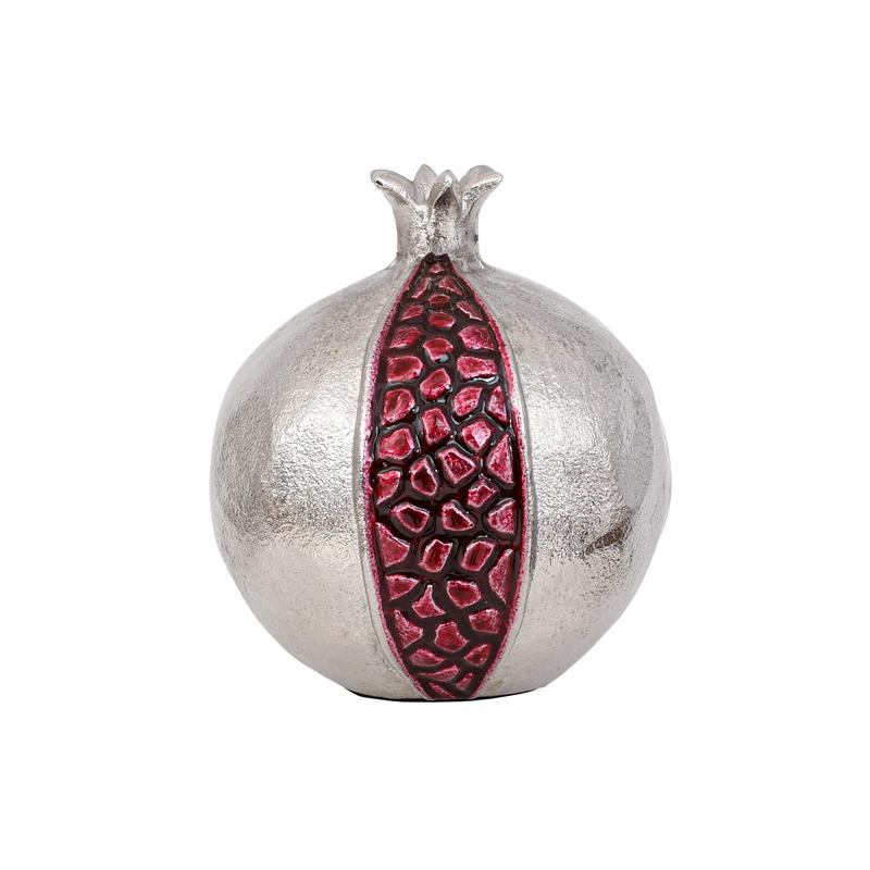 ΜΕΤΑΛΛΙΚΟ ΔΙΑΚΟΣΜΗΤΙΚΟ Fylliana Pomegranate ΝΙΚΕΛ-ΚΟΚΚΙΝΟ ΧΡΩΜΑ 10x11εκ