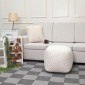 ΤΕΤΡΑΓΩΝΟ ΠΟΥΦ Fylliana FL481 IVORY ΧΡΩΜΑ 45x45x45εκ