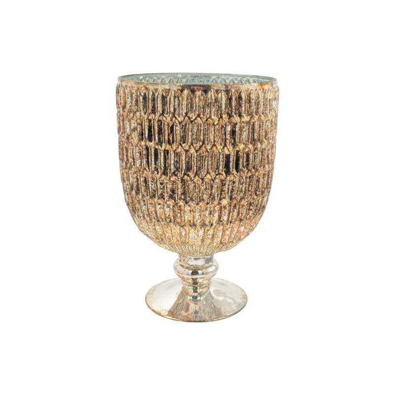 ΓΥΑΛΙΝΟ ΕΠΙΤΡΑΠΕΖΙΟ ΚΗΡΟΠΗΓΙΟ Fylliana FL115 COPPER ΧΡΩΜΑ 17x26εκ