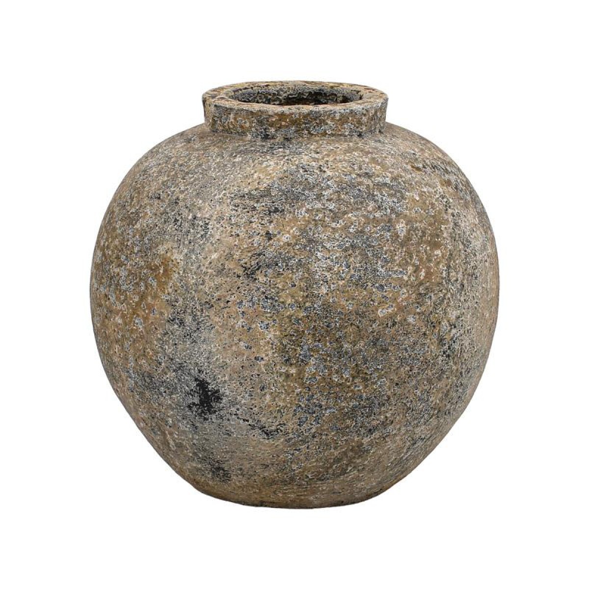 ΚΕΡΑΜΙΚΟ ΒΑΖΟ FYLLIANA FL3115 ΧΡΩΜΑ ΓΚΡΙ - ΒΕΡΑΜΑΝ - ΚΑΦΕ 29x30εκ