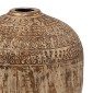 ΚΕΡΑΜΙΚΟ ΒΑΖΟ FYLLIANA FL3232 ΧΡΩΜΑ ΜΠΕΖ - ΧΡΥΣΟ 30x40εκ