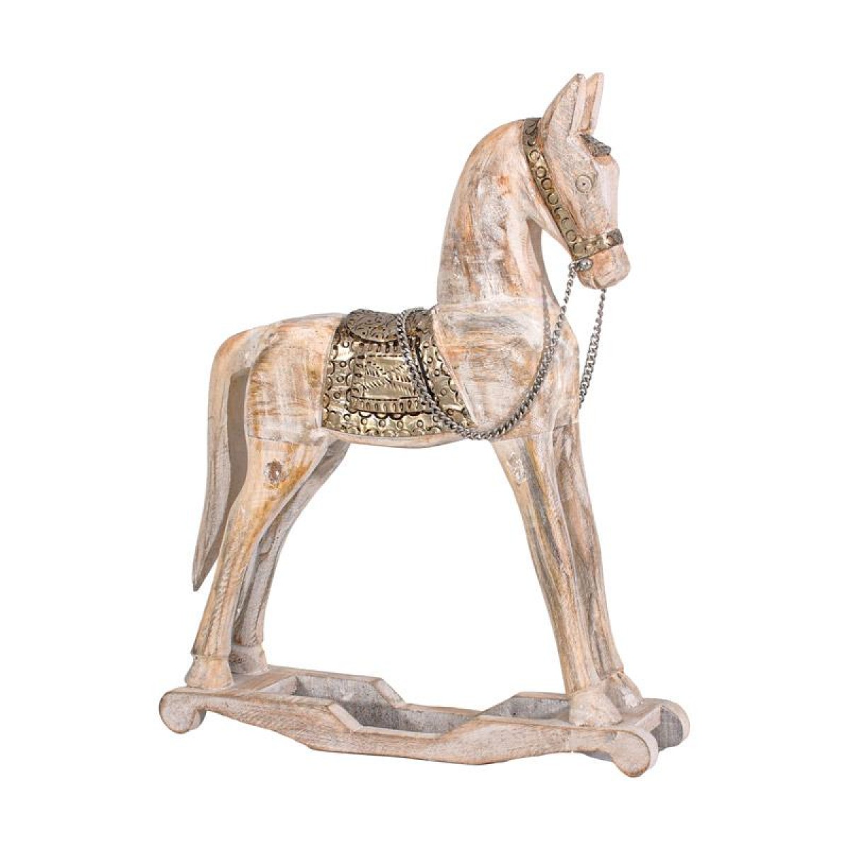 ΔΙΑΚΟΣΜΗΤΙΚΟ ΑΛΟΓΟ ΣΕ VINTAGE ΣΤΥΛ Fylianna FL6561 ΛΕΥΚΟ ΑΝΤΙΚΕ ΧΡΩΜΑ 38x9x46εκ