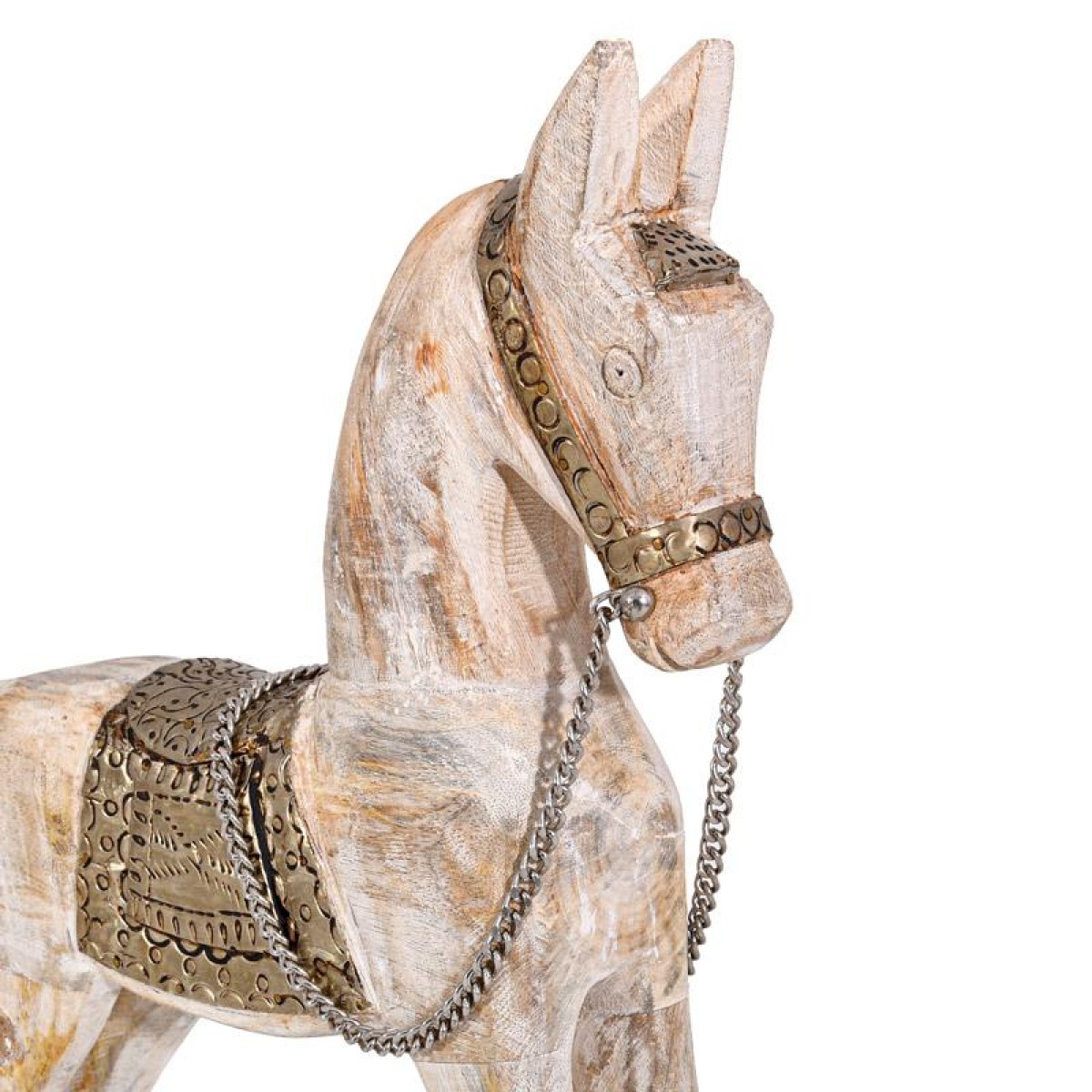 ΔΙΑΚΟΣΜΗΤΙΚΟ ΑΛΟΓΟ ΣΕ VINTAGE ΣΤΥΛ Fylianna FL6561 ΛΕΥΚΟ ΑΝΤΙΚΕ ΧΡΩΜΑ 38x9x46εκ