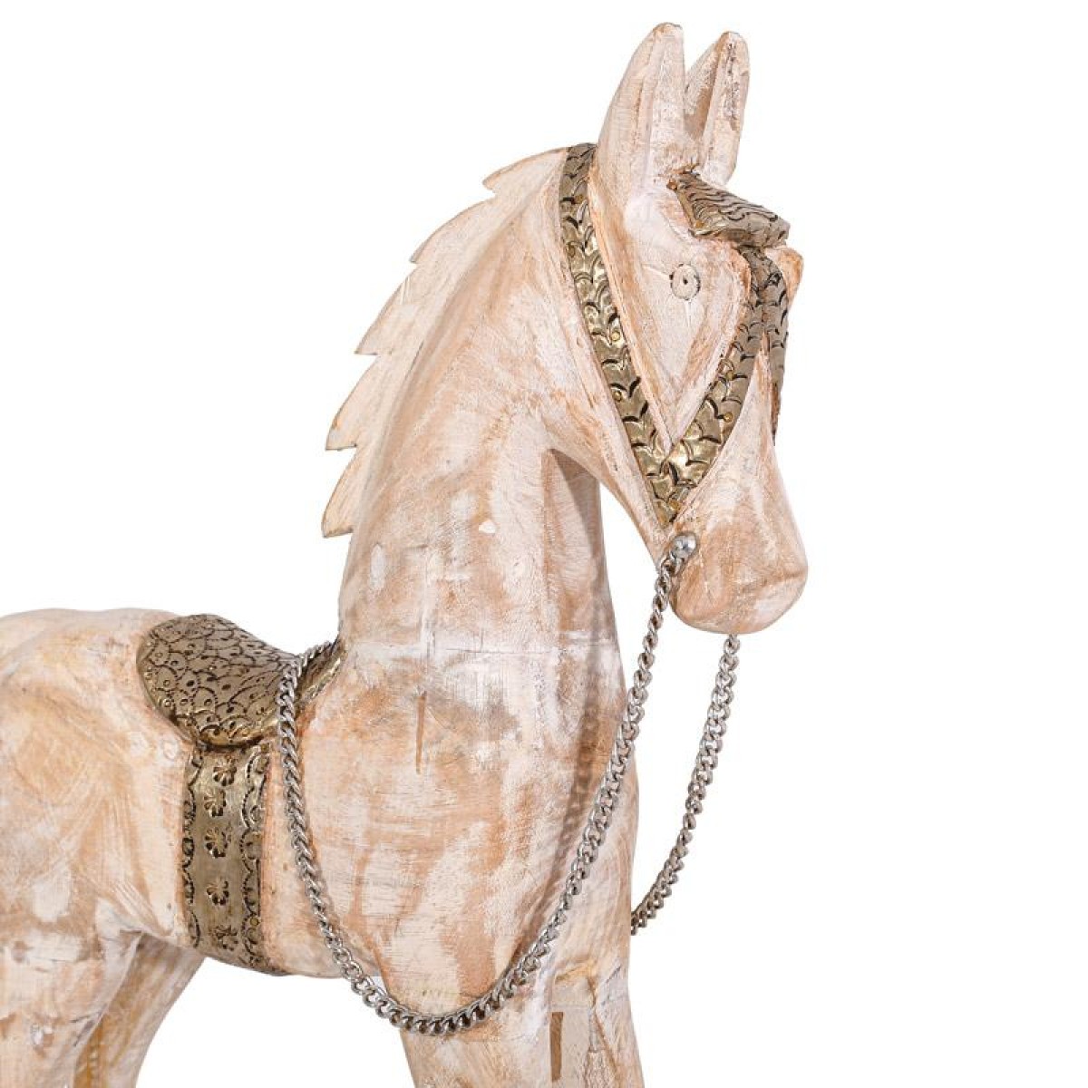 ΔΙΑΚΟΣΜΗΤΙΚΟ ΑΛΟΓΟ ΣΕ VINTAGE ΣΤΥΛ Fylianna FL6562 ΛΕΥΚΟ ΑΝΤΙΚΕ ΧΡΩΜΑ 38x13x60εκ