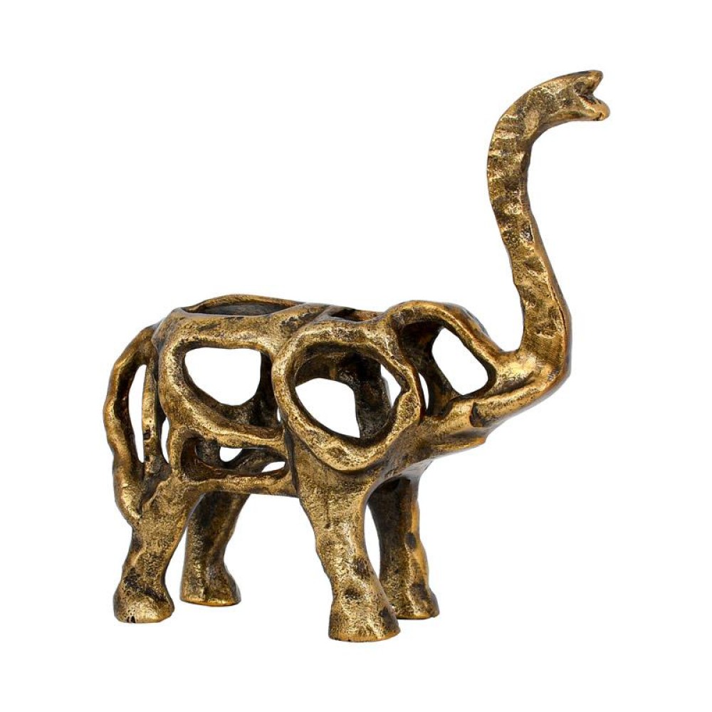 ΜΕΤΑΛΛΙΚΟ ΔΙΑΚΟΣΜΗΤΙΚΟ ΕΛΕΦΑΝΤΑΣ Fylliana FL77515 ΧΡΥΣΟ ΑΝΤΙΚΕ ΧΡΩΜΑ 28x8x25εκ