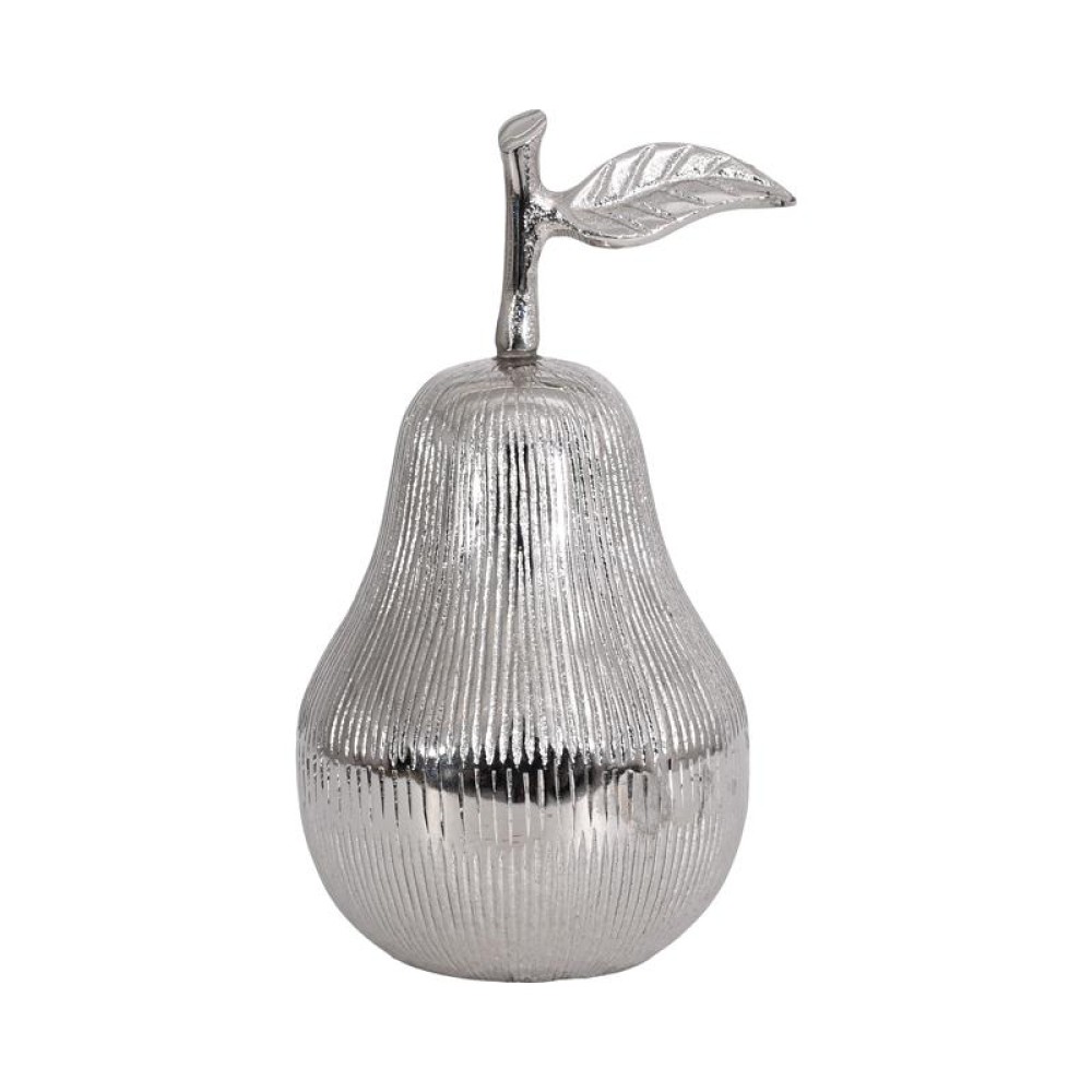 ΕΠΙΤΡΑΠΕΖΙΟ ΔΙΑΚΟΣΜΗΤΙΚΟ ΑΛΟΥΜΙΝΙΟΥ ΑΧΛΑΔΙ Fylliana FL21803 ΑΣΗΜΙ ΧΡΩΜΑ 17x9εκ