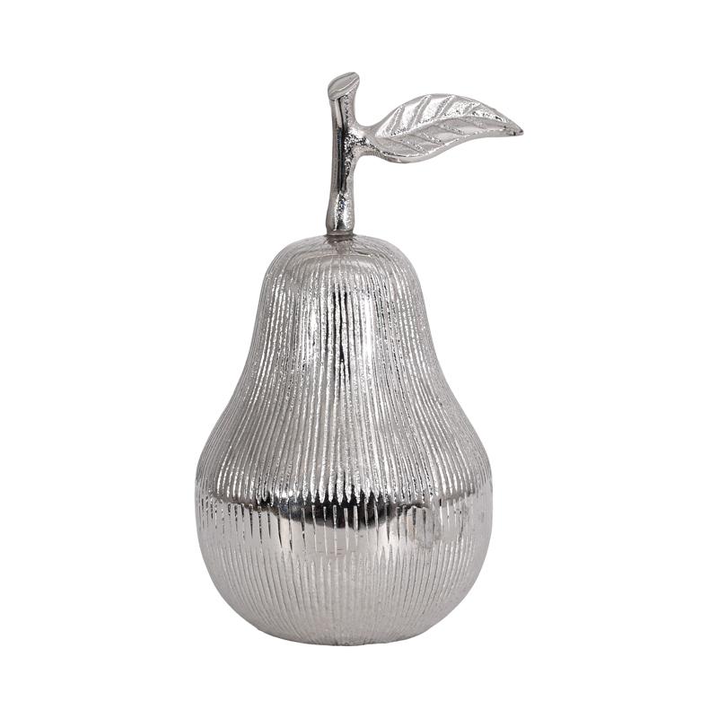 ΕΠΙΤΡΑΠΕΖΙΟ ΔΙΑΚΟΣΜΗΤΙΚΟ ΑΛΟΥΜΙΝΙΟΥ ΑΧΛΑΔΙ Fylliana FL21803 ΑΣΗΜΙ ΧΡΩΜΑ 17x9εκ