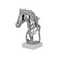 ΕΠΙΤΡΑΠΕΖΙΑ ΔΙΑΚΟΣΜΗΤΙΚΗ ΦΙΓΟΥΡΑ Fylliana Horse ΝΙΚΕΛ ΧΡΩΜΑ 18x14x26εκ