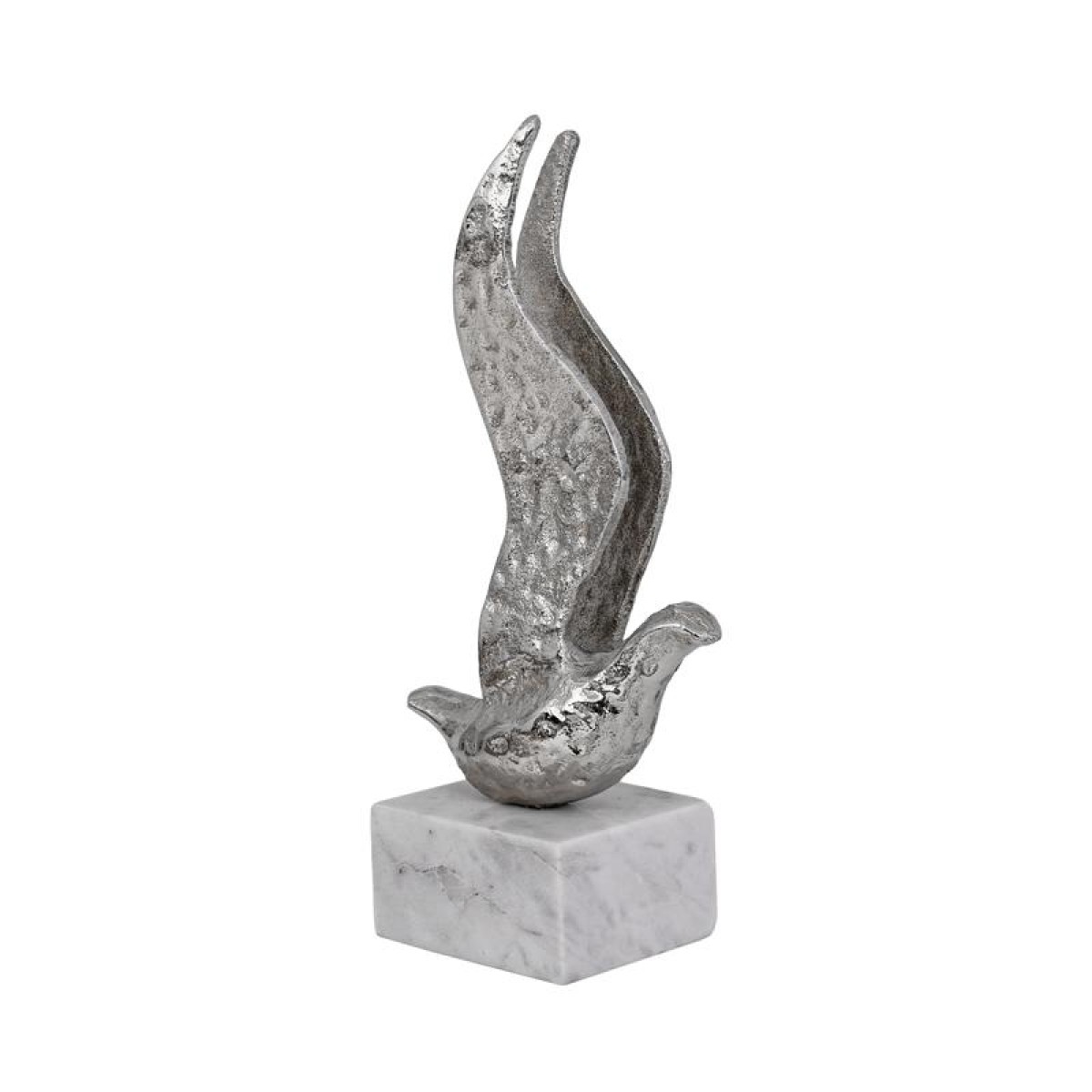 ΕΠΙΤΡΑΠΕΖΙΑ ΔΙΑΚΟΣΜΗΤΙΚΗ ΦΙΓΟΥΡΑ Fylliana Bird ΝΙΚΕΛ ΧΡΩΜΑ 11x8x27εκ