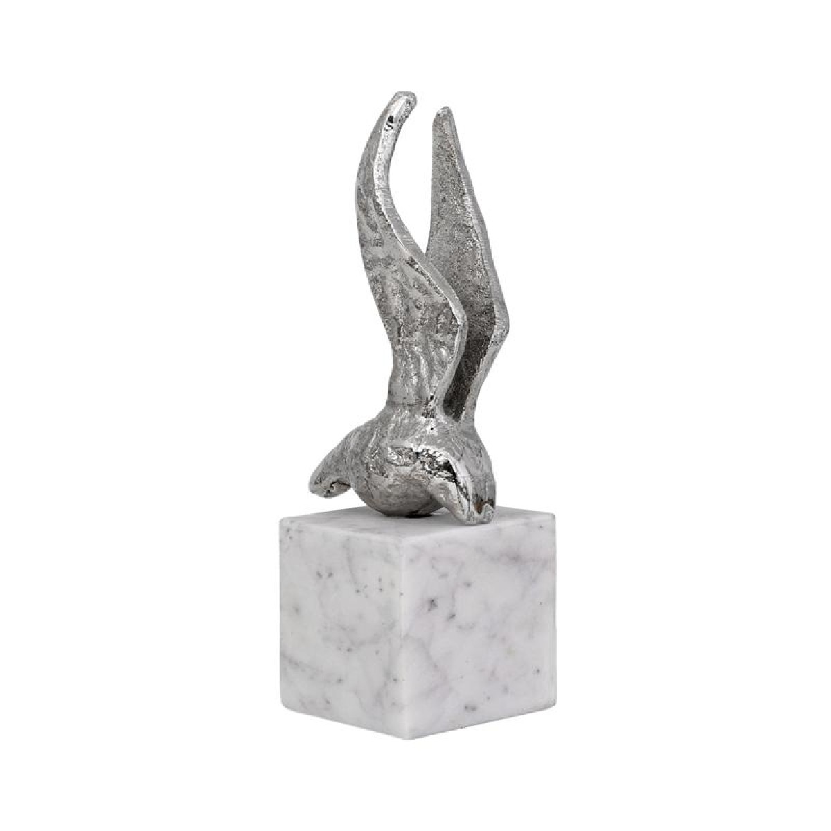 ΕΠΙΤΡΑΠΕΖΙΑ ΔΙΑΚΟΣΜΗΤΙΚΗ ΦΙΓΟΥΡΑ Fylliana Bird ΝΙΚΕΛ ΧΡΩΜΑ 8x6x20εκ