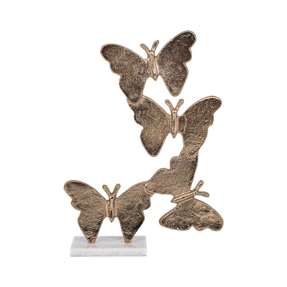 ΕΠΙΤΡΑΠΕΖΙΑ ΔΙΑΚΟΣΜΗΤΙΚΗ ΦΙΓΟΥΡΑ Fylliana Butterflies ΑΝΤΙΚΕ ΧΡΥΣΟ ΧΡΩΜΑ 28x9x38εκ