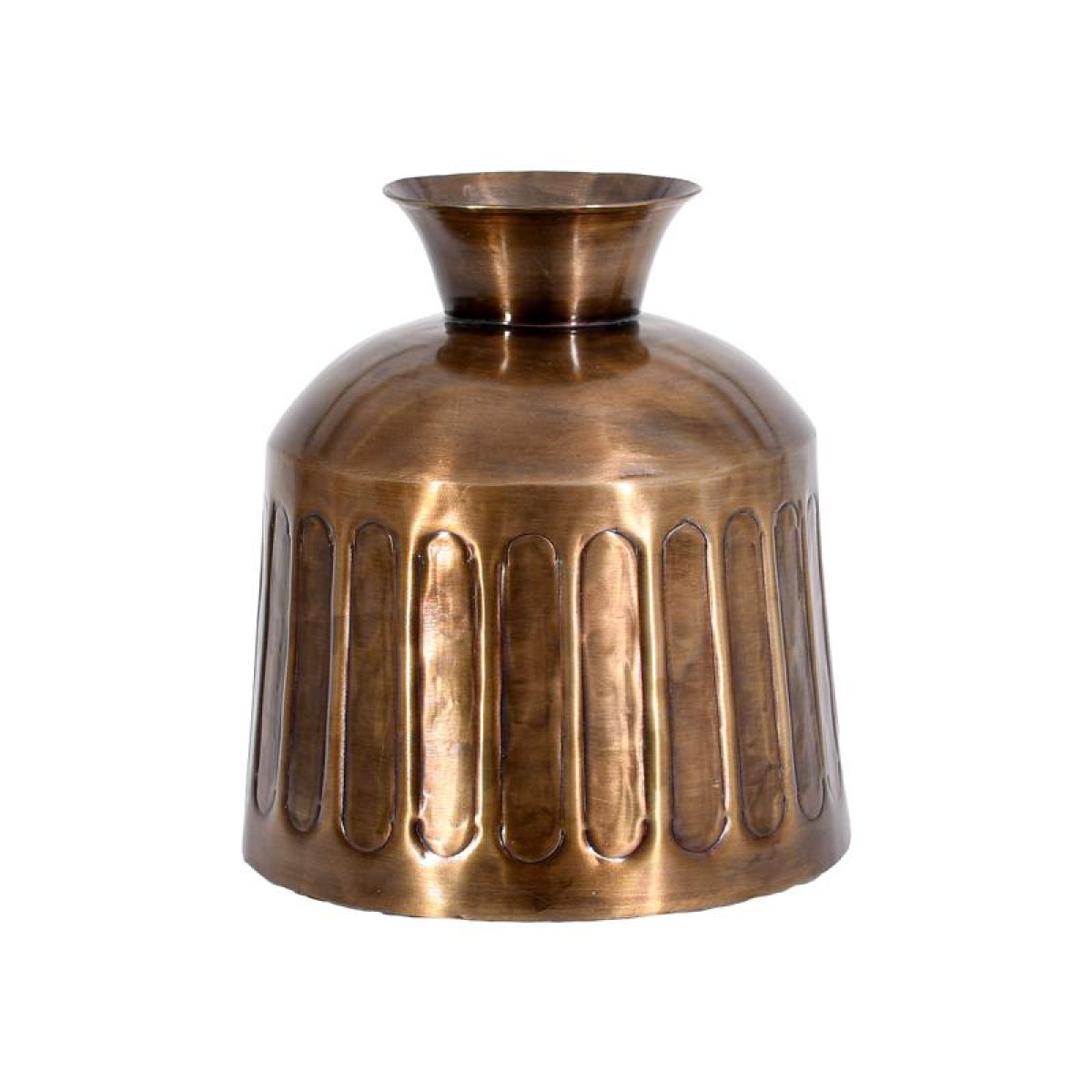 ΜΕΤΑΛΛΙΚΟ ΒΑΖΟ Fylliana FL25042 ΜΠΡΟΝΖΕ ΧΡΩΜΑ 15x16εκ