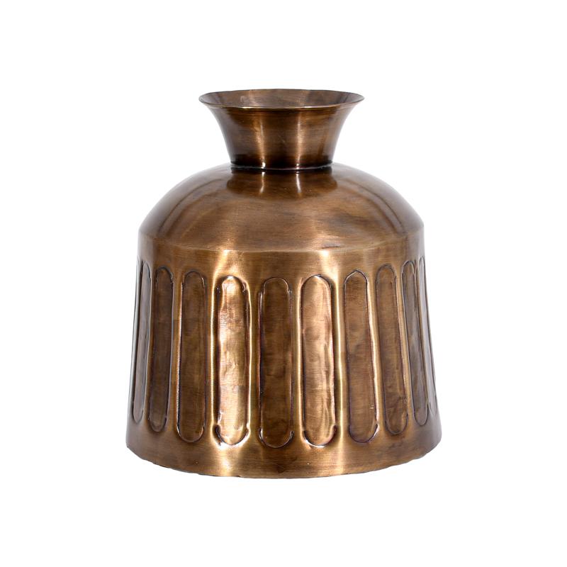 ΜΕΤΑΛΛΙΚΟ ΒΑΖΟ Fylliana FL25042 ΜΠΡΟΝΖΕ ΧΡΩΜΑ 15x16εκ