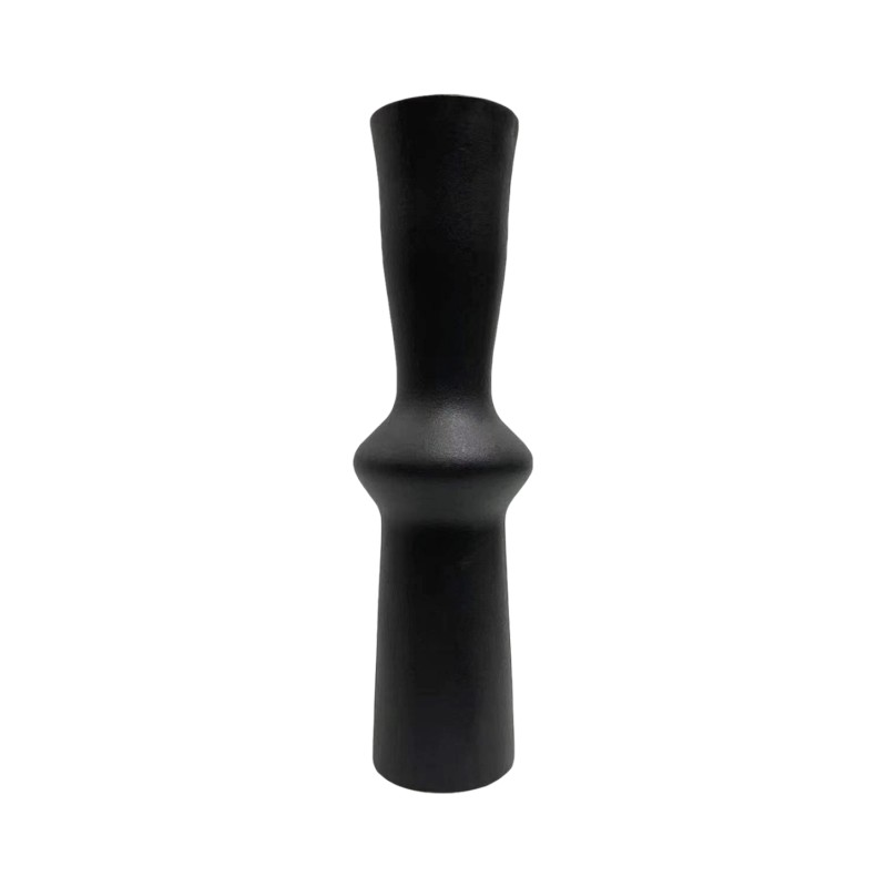 ΕΠΙΤΡΑΠΕΖΙΟ ΚΕΡΑΜΙΚΟ ΔΙΑΚΟΣΜΗΤΙΚΟ SCEPTER HM4637.02 ΜΑΥΡΟ ΜΑΤ Φ14x50Υεκ