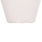 ΔΙΑΚΟΣΜΗΤΙΚΟ ΒΑΖΟ ΔΑΠΕΔΟΥ NEBULA HM4661.02 FIBER CEMENT ΛΕΥΚΟ--ΞΥΛΟ ΤΕΑΚ Φ60x115Υεκ.