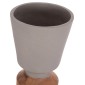ΔΙΑΚΟΣΜΗΤΙΚΟ ΒΑΖΟ ΔΑΠΕΔΟΥ NEBULA HM4661.03 FIBER CEMENT ΓΚΡΙ--ΞΥΛΟ ΤΕΑΚ Φ60x115Υεκ.