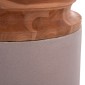 ΔΙΑΚΟΣΜΗΤΙΚΟ ΒΑΖΟ ΔΑΠΕΔΟΥ LINTER HM4662.05L FIBER CEMENT ΓΚΡΙ ΜΑΤ--ΞΥΛΟ ΤΕΑΚ Φ41x47Υεκ