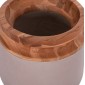 ΔΙΑΚΟΣΜΗΤΙΚΟ ΒΑΖΟ ΔΑΠΕΔΟΥ LINTER HM4662.05L FIBER CEMENT ΓΚΡΙ ΜΑΤ--ΞΥΛΟ ΤΕΑΚ Φ41x47Υεκ