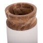 ΔΙΑΚΟΣΜΗΤΙΚΟ ΒΑΖΟ ΔΑΠΕΔΟΥ LINTER HM4662.02S FIBER CEMENT ΛΕΥΚΟ--ΞΥΛΟ ΤΕΑΚ Φ34x60Υεκ.