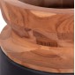 ΔΙΑΚΟΣΜΗΤΙΚΟ ΒΑΖΟ ΔΑΠΕΔΟΥ LINTER HM4662.01S FIBER CEMENT ΜΑΥΡΟ--ΞΥΛΟ ΤΕΑΚ Φ34x60Υεκ.