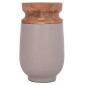 ΔΙΑΚΟΣΜΗΤΙΚΟ ΒΑΖΟ ΔΑΠΕΔΟΥ LINTER HM4662.05S FIBER CEMENT ΓΚΡΙ ΜΑΤ--ΞΥΛΟ ΤΕΑΚ Φ34x60Υεκ