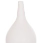 ΕΠΙΤΡΑΠΕΖΙΟ ΔΙΑΚΟΣΜΗΤΙΚΟ ΒΑΖΟ DENI HM4663.02L FIBER CEMENT ΣΕ ΛΕΥΚΟ--Φ26x39Υεκ