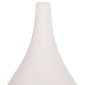 ΕΠΙΤΡΑΠΕΖΙΟ ΔΙΑΚΟΣΜΗΤΙΚΟ ΒΑΖΟ DENI HM4663.02S FIBER CEMENT ΣΕ ΛΕΥΚΟ--Φ15x27Υεκ.