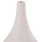 ΕΠΙΤΡΑΠΕΖΙΟ ΔΙΑΚΟΣΜΗΤΙΚΟ ΒΑΖΟ DENI HM4663.02S FIBER CEMENT ΣΕ ΛΕΥΚΟ--Φ15x27Υεκ.