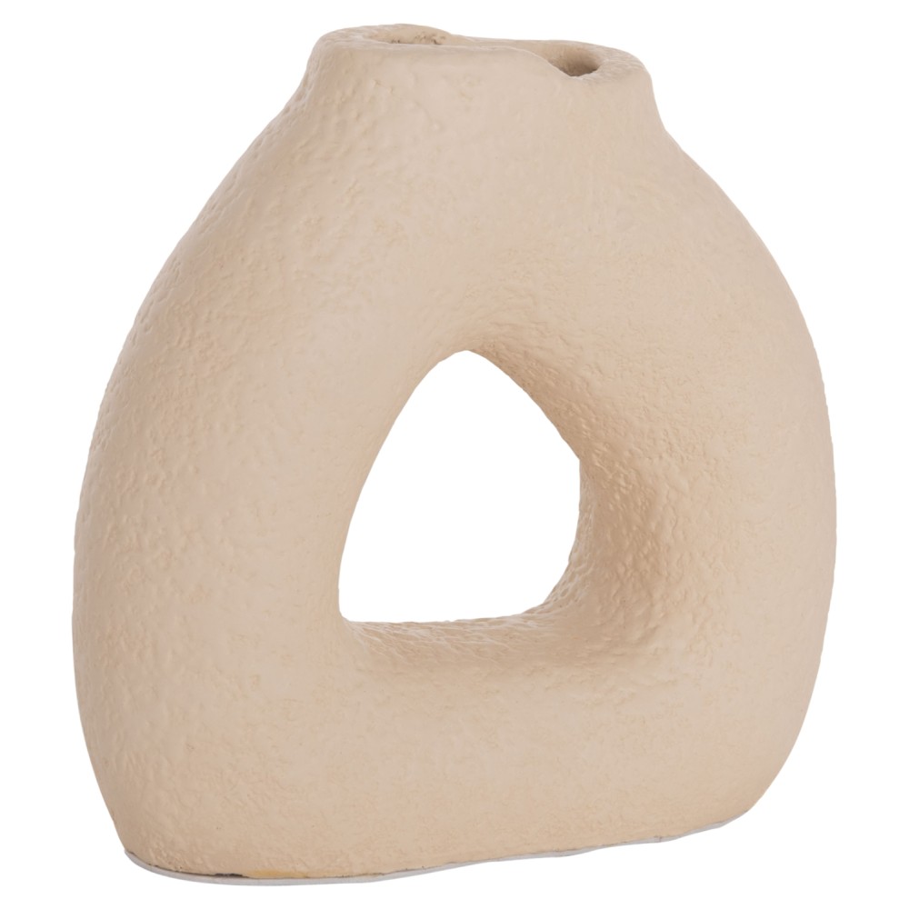 ΕΠΙΤΡΑΠΕΖΙΟ ΔΙΑΚΟΣΜΗΤΙΚΟ ΒΑΖΟ DECANT HM4667.02S ΤΕΡΑΚΟΤΑ ΣΕ ΚΡΕΜ--17.5x6.5x17Υεκ.