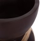 ΔΙΑΚΟΣΜΗΤΙΚΟ ΒΑΖΟ ΔΑΠΕΔΟΥ MAYNARD HM4672.07L FIBER CEMENT ΣΟΚΟΛΑΤΙ-RATTAN Φ32x62.5Υεκ