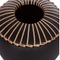 ΕΠΙΤΡΑΠΕΖΙΟ ΔΙΑΚΟΣΜΗΤΙΚΟ ΒΑΖΟ LENNOX HM4675.01L TΕΡΑΚΟΤΑ ΣΕ ΜΑΥΡΟ--Φ22x20Υεκ.
