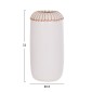 ΕΠΙΤΡΑΠΕΖΙΟ ΔΙΑΚΟΣΜΗΤΙΚΟ ΒΑΖΟ LENNOX HM4675.02S TΕΡΑΚΟΤΑ ΣΕ ΛΕΥΚΟ--Φ18x33Υεκ.