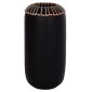 ΕΠΙΤΡΑΠΕΖΙΟ ΔΙΑΚΟΣΜΗΤΙΚΟ ΒΑΖΟ LENNOX HM4675.01S TΕΡΑΚΟΤΑ ΣΕ ΜΑΥΡΟ--Φ18x33Υεκ.