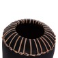 ΕΠΙΤΡΑΠΕΖΙΟ ΔΙΑΚΟΣΜΗΤΙΚΟ ΒΑΖΟ LENNOX HM4675.01S TΕΡΑΚΟΤΑ ΣΕ ΜΑΥΡΟ--Φ18x33Υεκ.