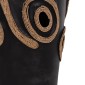 ΕΠΙΤΡΑΠΕΖΙΟ ΔΙΑΚΟΣΜΗΤΙΚΟ ΒΑΖΟ DEAN HM4677.01S ΤΕΡΑΚΟΤΑ ΣΕ ΜΑΥΡΟ--Φ19x25Υεκ.
