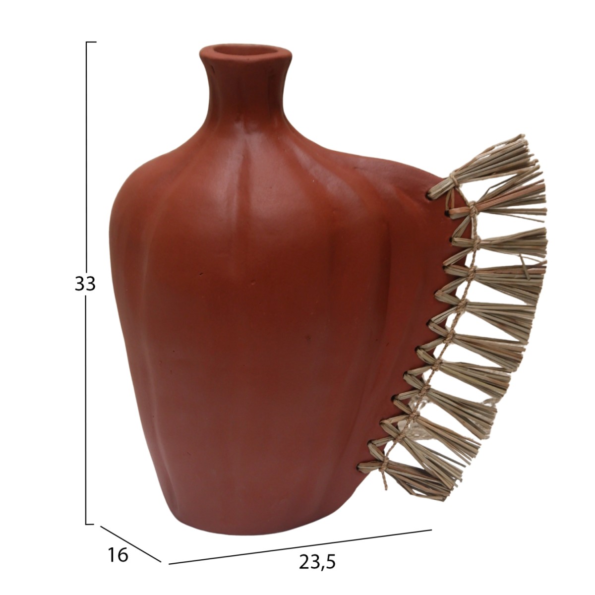 ΕΠΙΤΡΑΠΕΖΙΟ ΔΙΑΚΟΣΜΗΤΙΚΟ JEBB HM4689.08 ΦΥΣΙΚΗ ΤΕΡΑΚΟΤΑ & GRASS--23.5x16x33Υεκ.