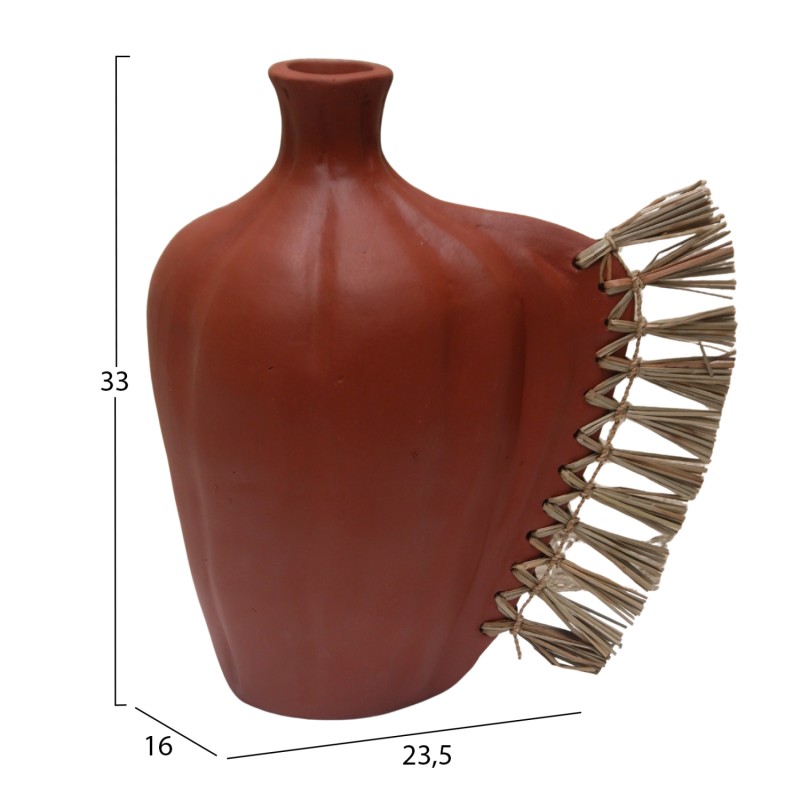 ΕΠΙΤΡΑΠΕΖΙΟ ΔΙΑΚΟΣΜΗΤΙΚΟ JEBB HM4689.08 ΦΥΣΙΚΗ ΤΕΡΑΚΟΤΑ & GRASS--23.5x16x33Υεκ.