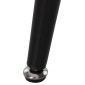 ΤΡΑΠΕΖΙ RAVEN HM9854.01 ΚΕΡΑΜΙΚΟ TOP ΛΕΥΚΟ ΜΑΡΜΑΡΟ-ΜΑΥΡΟ ΜΕΤΑΛΛΟ 117,5x67,5x76Υεκ.