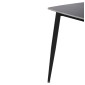 ΤΡΑΠΕΖΙ RAVEN HM9854.02 ΚΕΡΑΜΙΚΟ TOP ΜΑΥΡΟ ΜΑΡΜΑΡΟ-ΜΑΥΡΟ ΜΕΤΑΛΛΟ 117,5x67,5x76Υεκ.