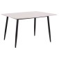 ΤΡΑΠΕΖΙ RAVEN HM18149.01 ΚΕΡΑΜΙΚΟ TOP ΜΕ ΟΨΗ ΛΕΥΚΟ ΜΑΡΜΑΡΟ 140x80x74Υεκ.