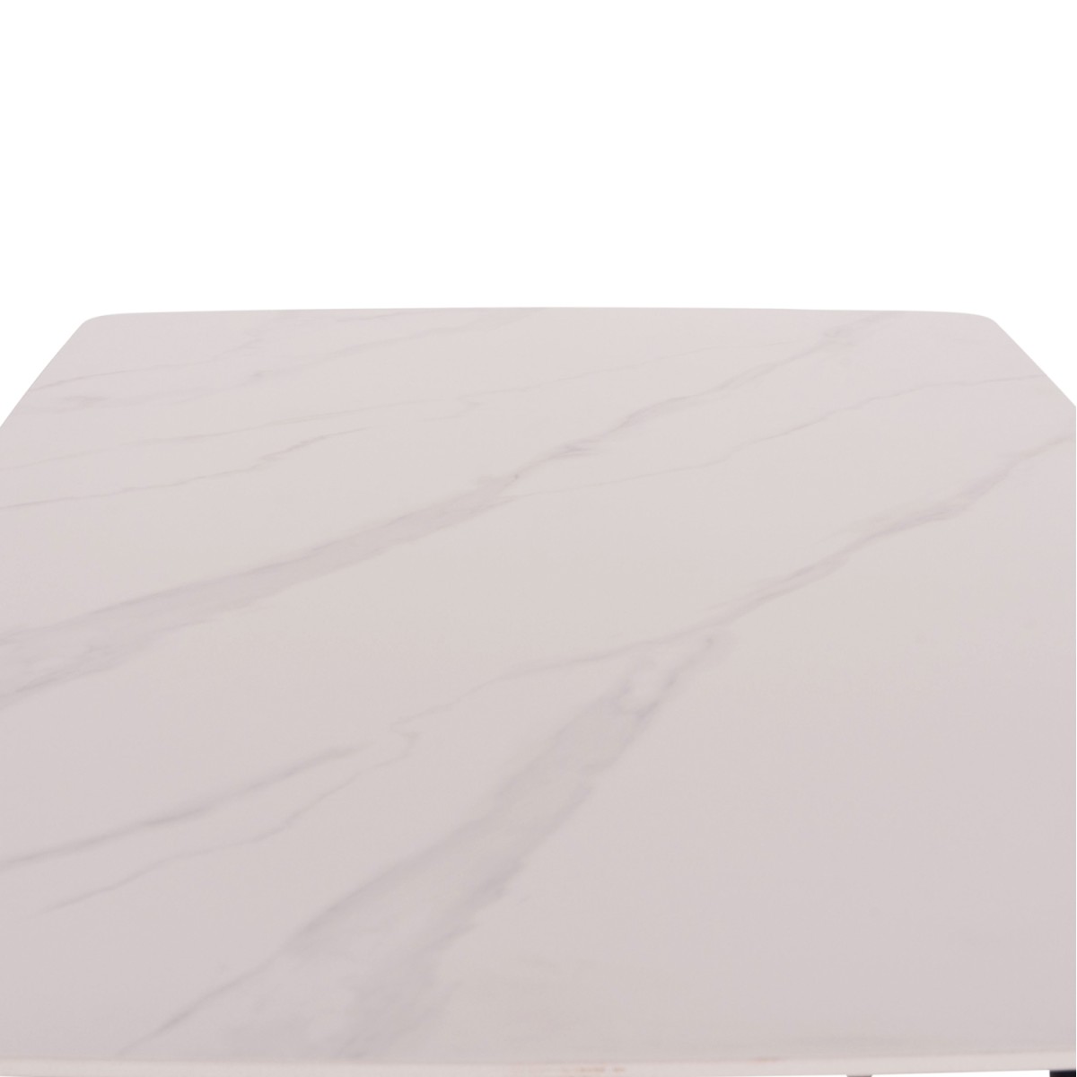 ΤΡΑΠΕΖΙ RAVEN HM18149.01 ΚΕΡΑΜΙΚΟ TOP ΜΕ ΟΨΗ ΛΕΥΚΟ ΜΑΡΜΑΡΟ 140x80x74Υεκ.