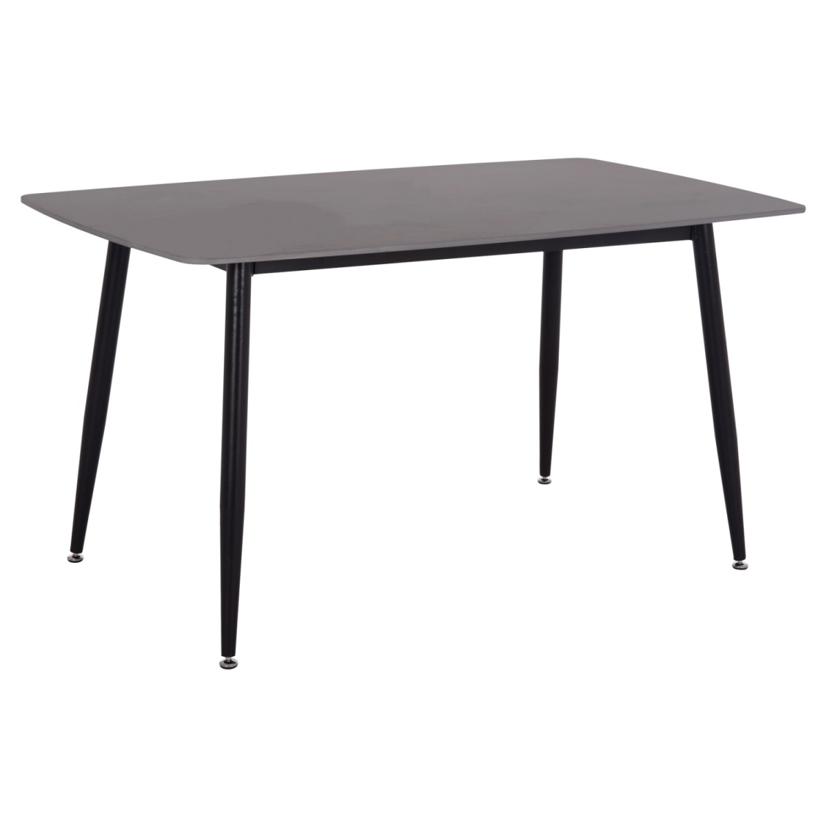 ΤΡΑΠΕΖΙ RAVEN HM18149.02 ΚΕΡΑΜΙΚΟ TOP ΜΕ ΟΨΗ ΜΑΥΡΟ ΜΑΡΜΑΡΟ 140x80x74Υεκ.